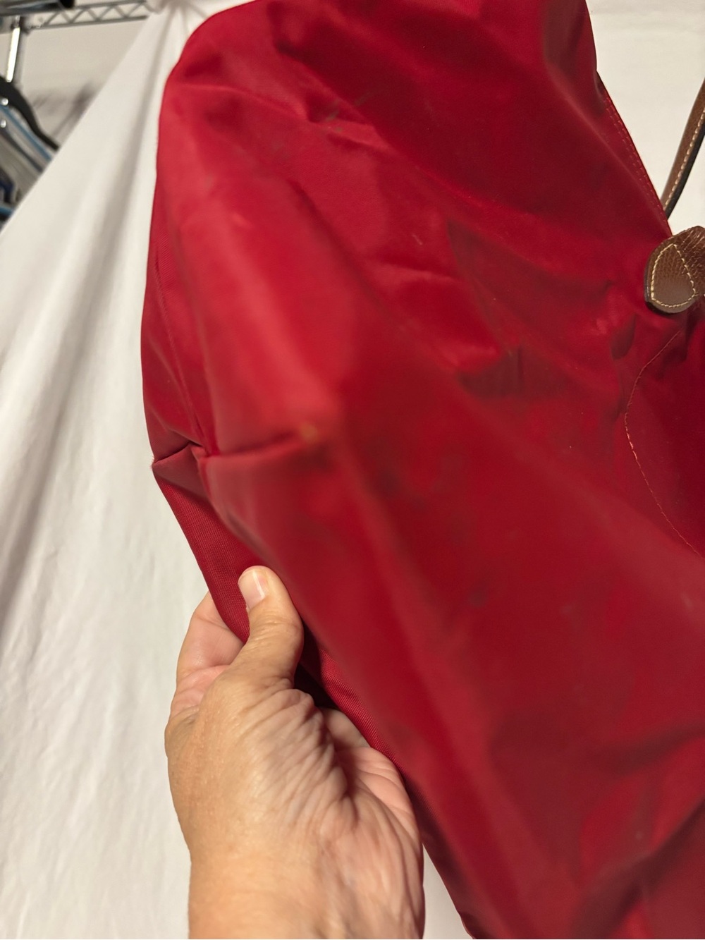 Longchamp LePliage Large Red Tote - Picture 9 of 15